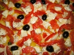 Pizza,olive,cipolla,cucina,ricette,pomodoro,basilico